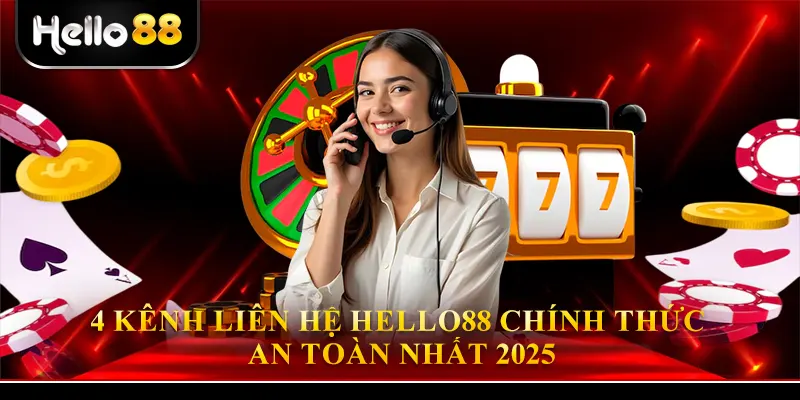 4 Kênh liên hệ Hello88 chính thức an toàn nhất 2025