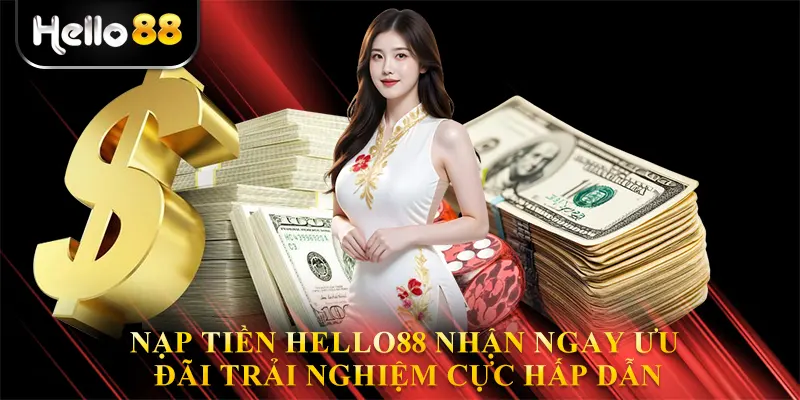 Nạp tiền Hello88 nhận ngay ưu đãi trải nghiệm cực hấp dẫn